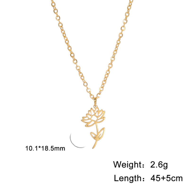 Spring Flower Pendant Necklace - Image 9