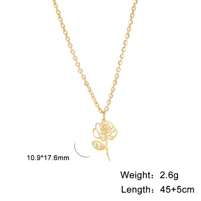 Spring Flower Pendant Necklace - Image 8