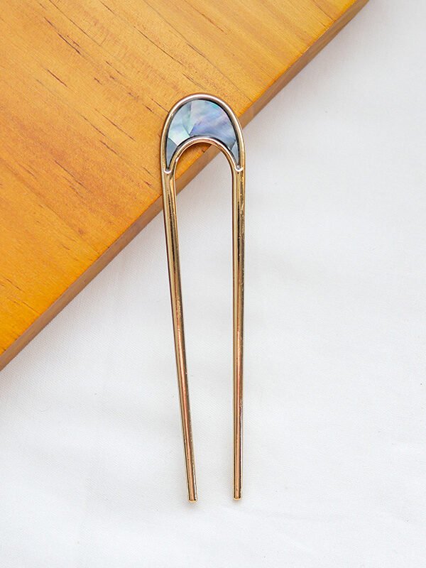 Forked Metal Hairpin