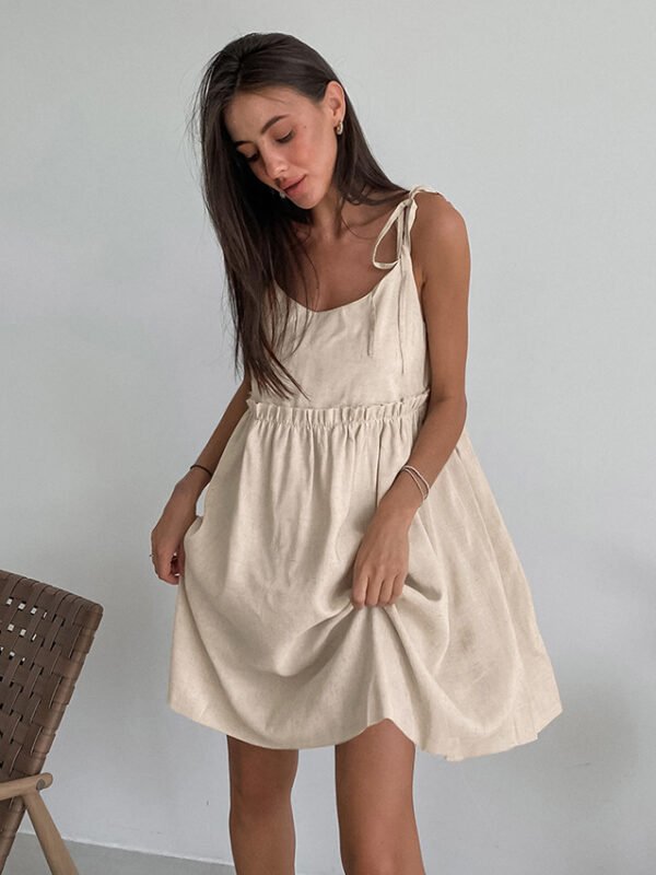 Baby Doll Linen Dress