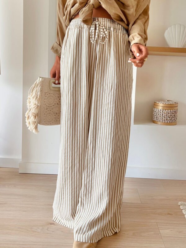 Wide Leg Drawstring Pants