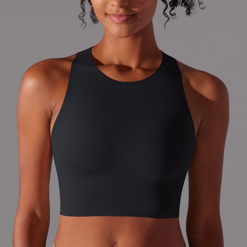 Seamless Open Back Yoga Top - Image 9