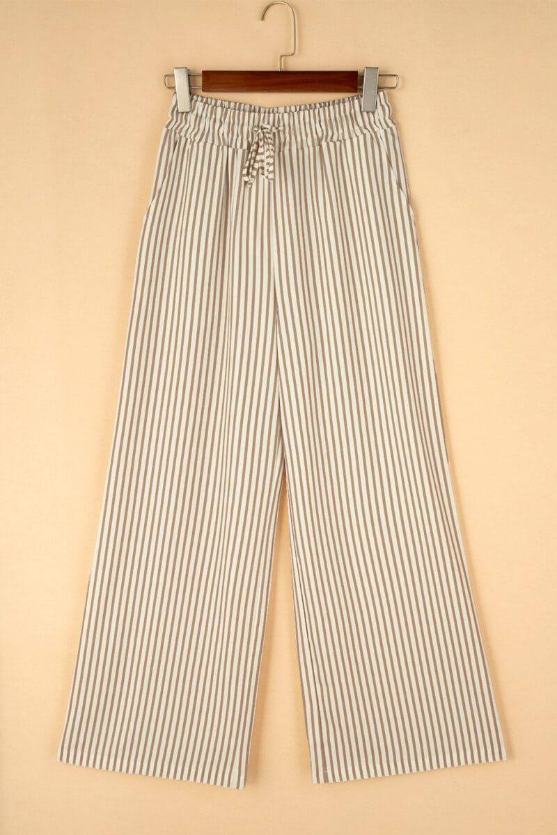 Wide Leg Drawstring Pants - Image 3