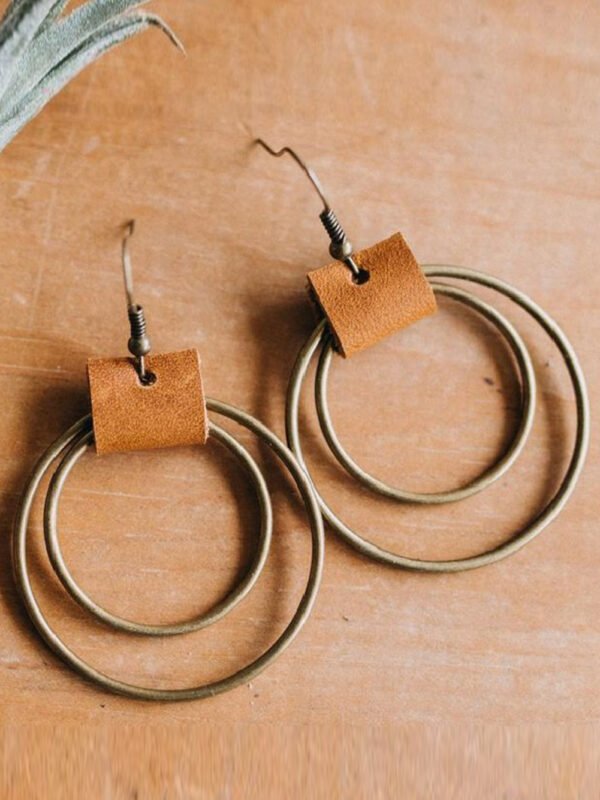 Vintage Double Hoop Earrings