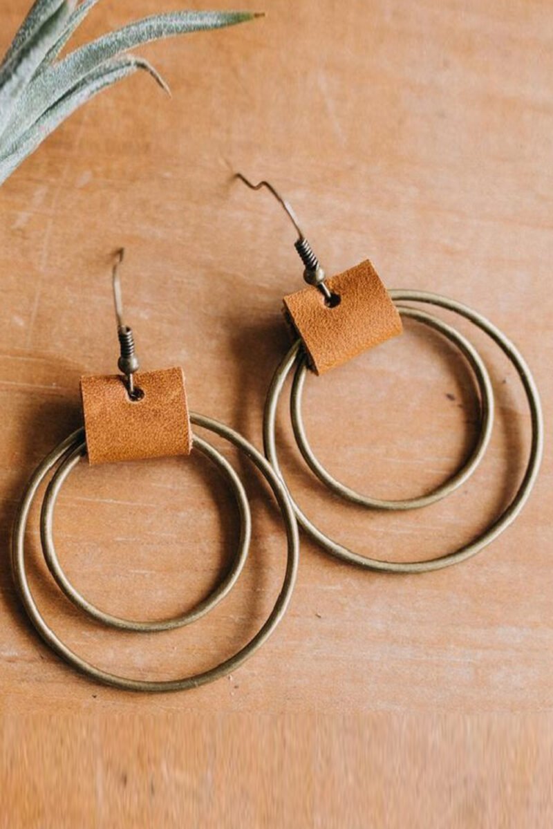 Vintage Double Hoop Earrings