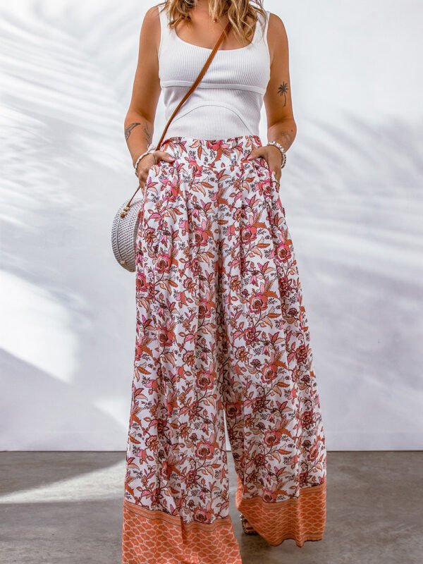 High Waist Wide Leg Pants