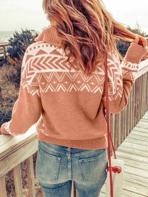 Quarter Zip Knit Sweater