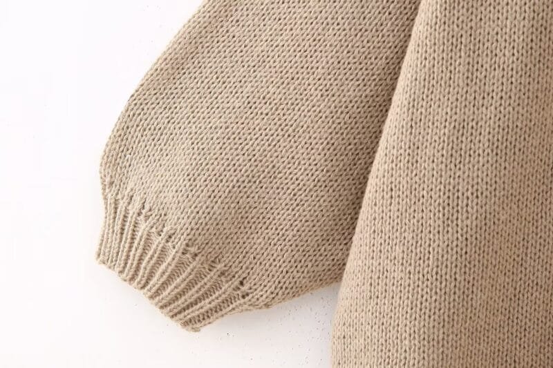 Oversized Bell Sleeve Cardigan - Image 3