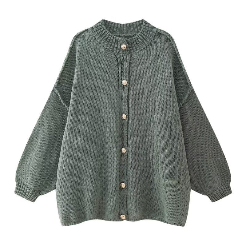 Oversized Bell Sleeve Cardigan - Image 10