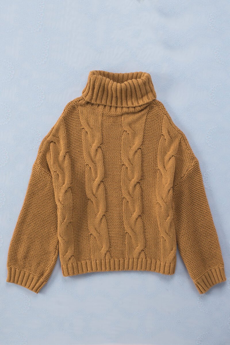 Oversized Turtleneck Sweater - Image 8