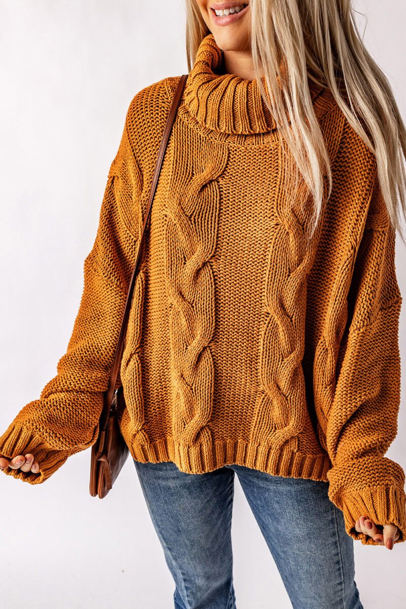 Oversized Turtleneck Sweater