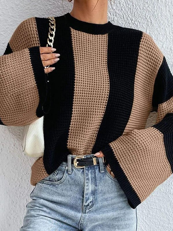 Knitted Striped Sweater