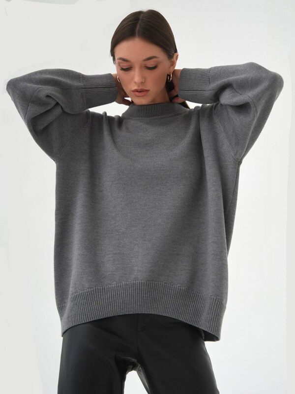 Oversized Mock Turtleneck Sweater