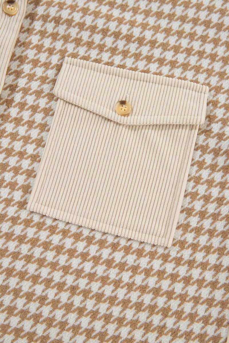 Houndstooth Corduroy Shacket - Image 16