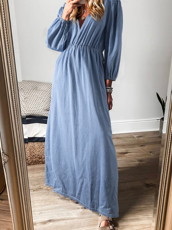 Fall Cotton Maxi Dress