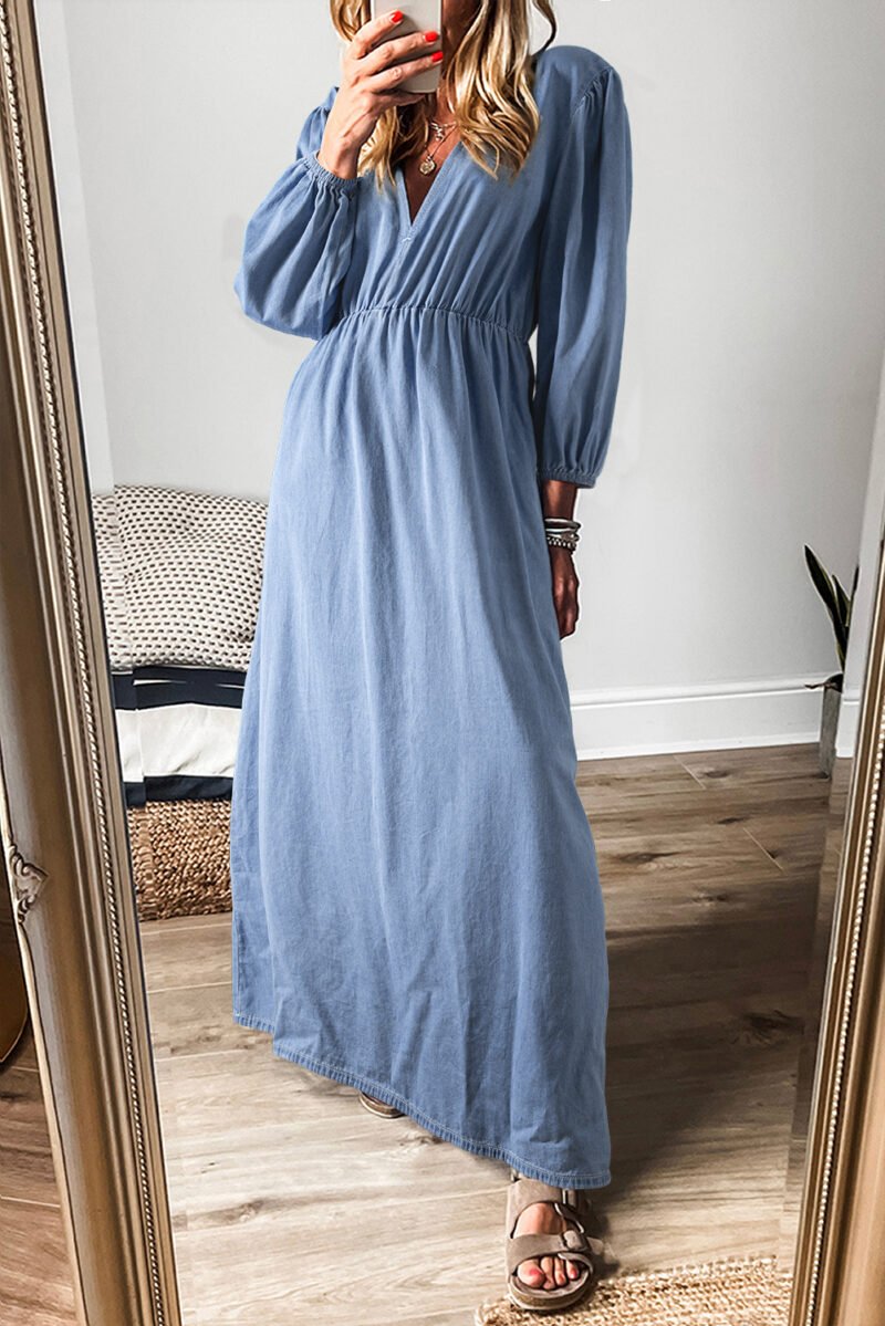 Fall Cotton Maxi Dress