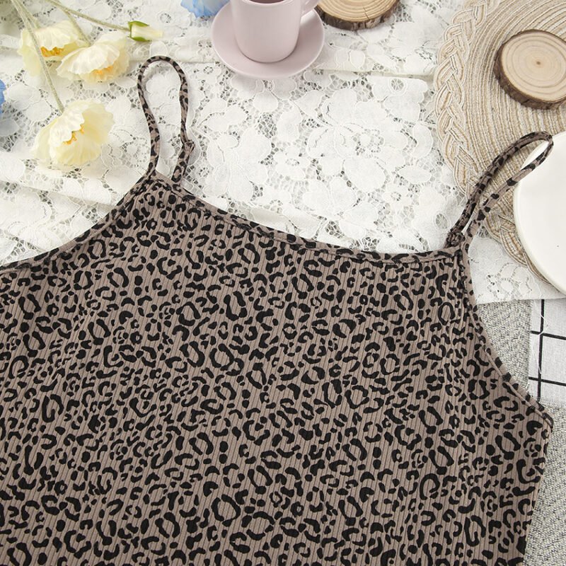 Leopard Print Three Piece Lounge Set - Image 6