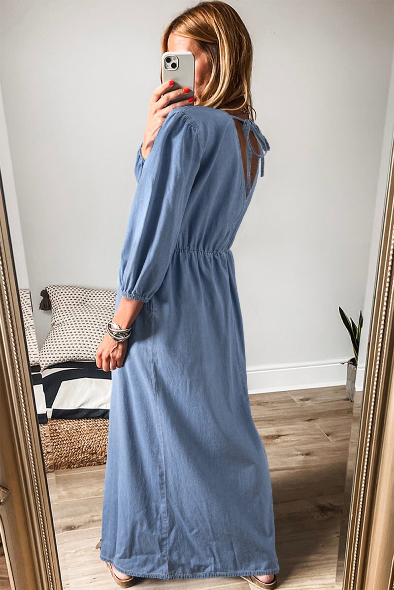 Fall Cotton Maxi Dress