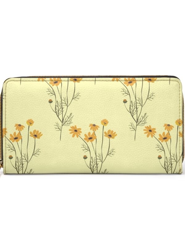 Summer Fields Zipper Wallet