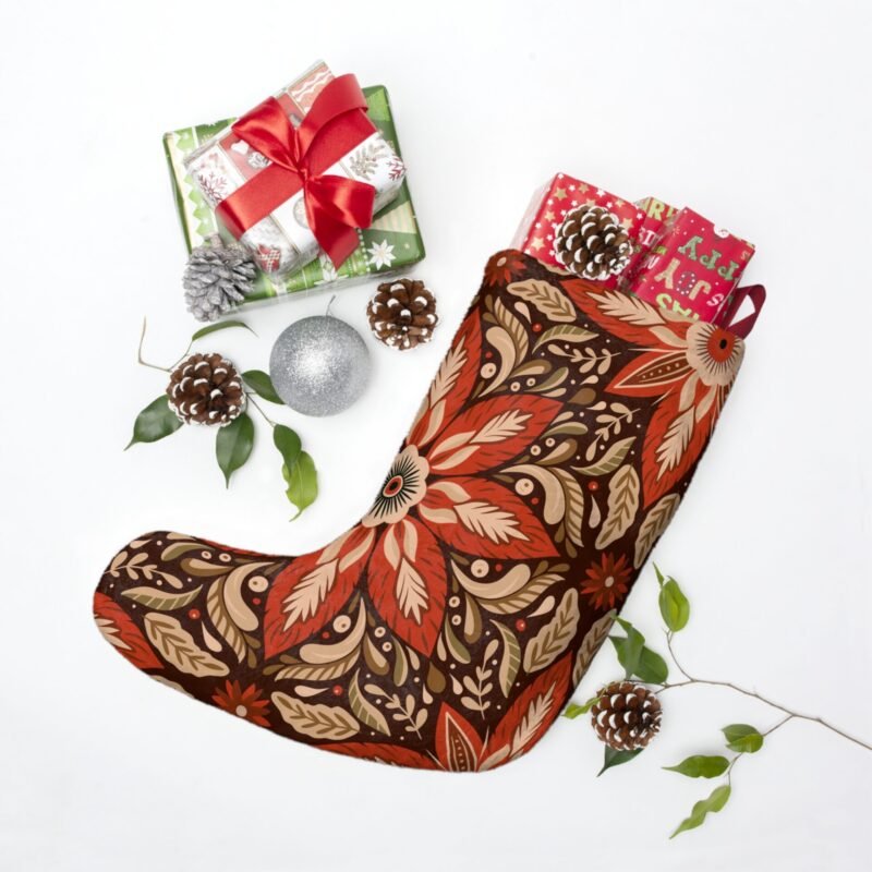 Christmas Flower Stockings