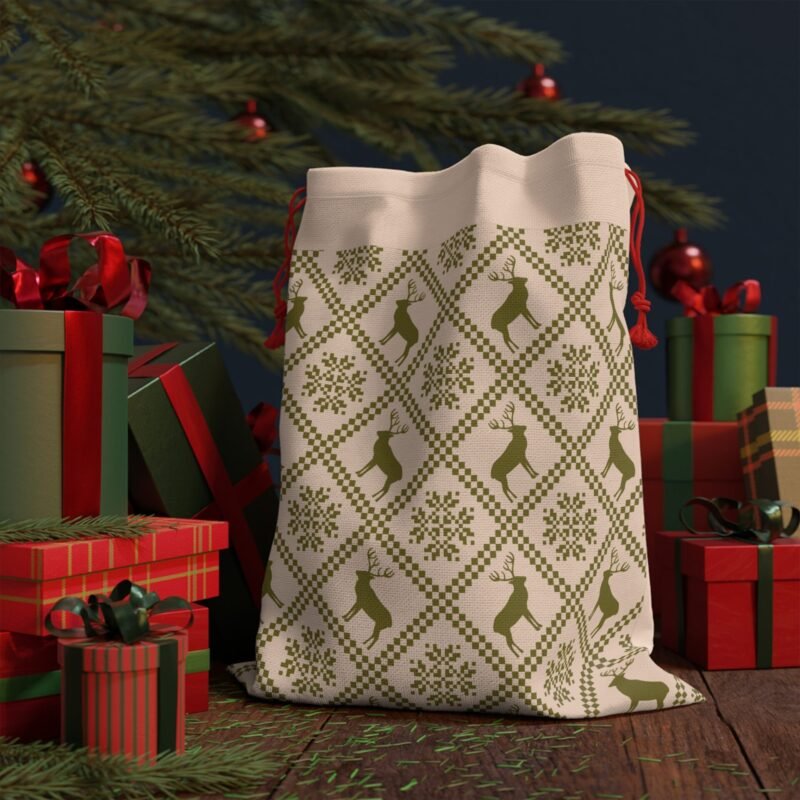 Moose Sweater Gift Bag