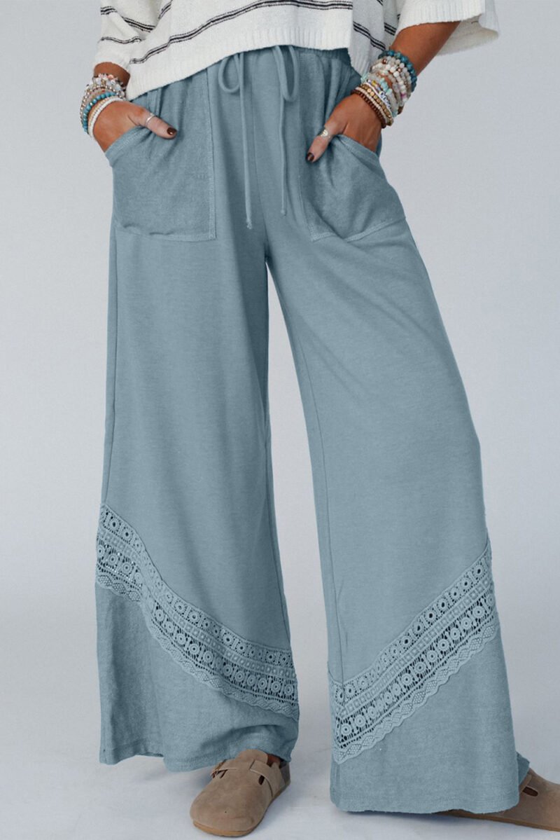 Crochet Wide Leg Pants