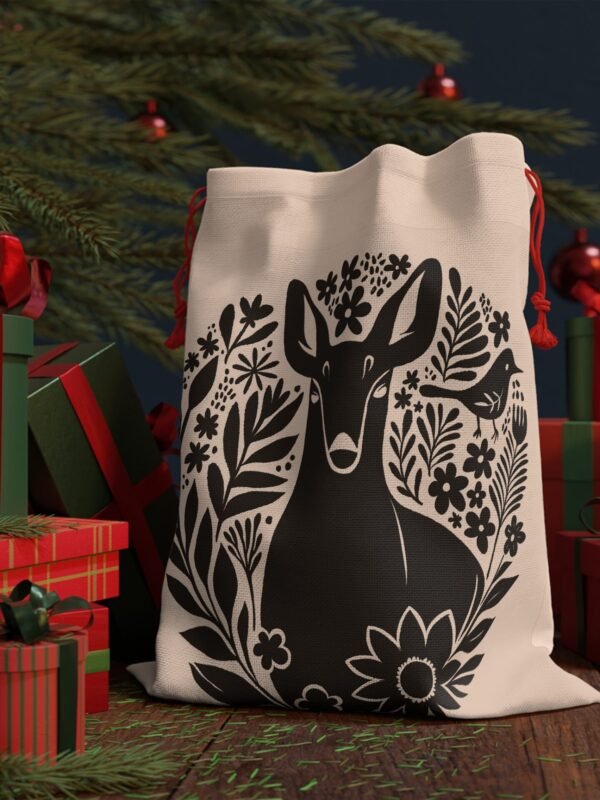 Folk Deer Gift Bag