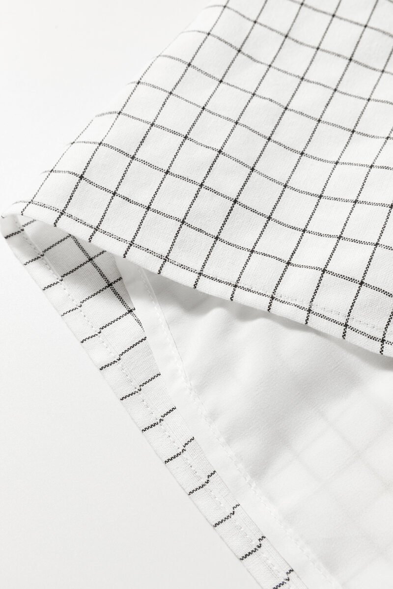 Checkered Frilled Babydoll Dress - Image 9