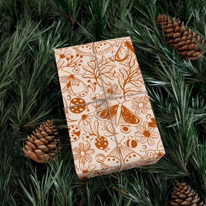 Woodland Insects Gift Wrap