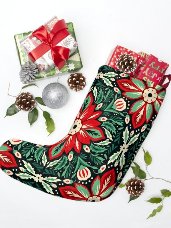 Poinsettia Christmas Stockings