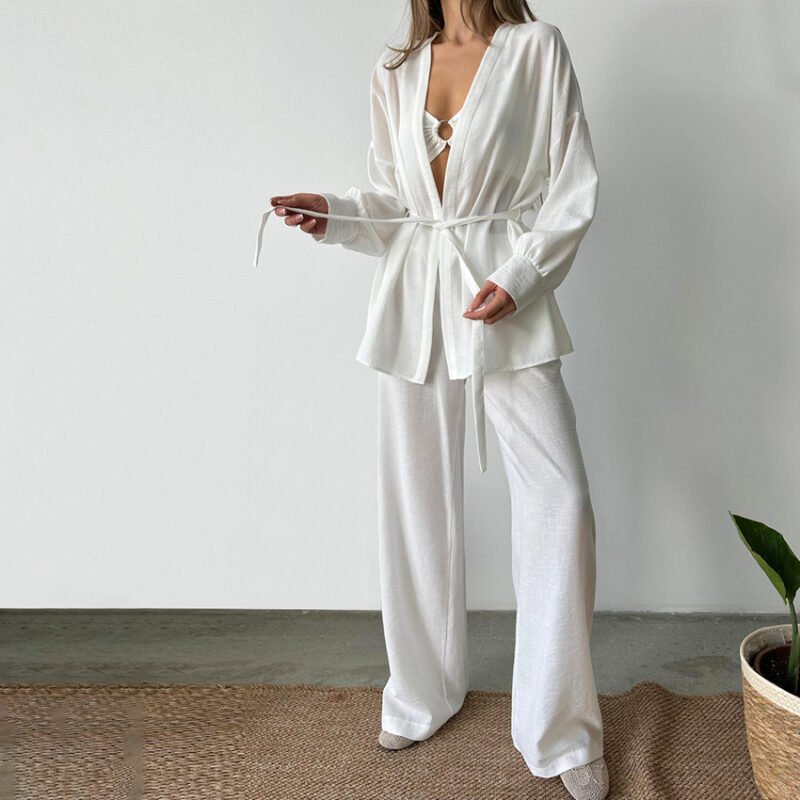 Cotton Pajamas Two Piece Set