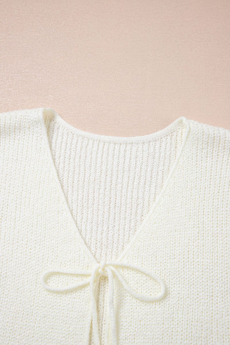 Double Lace-up Sweater Vest - Image 11