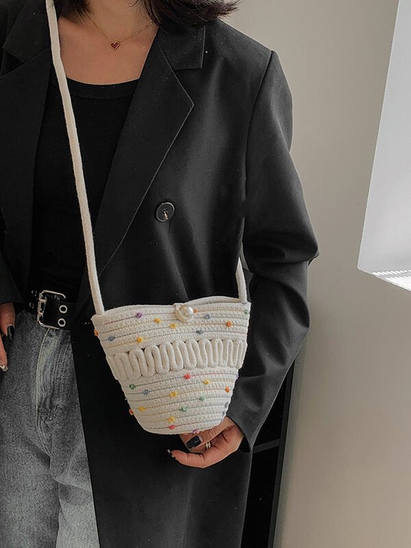 Crossbody Funfetti Basket Bag