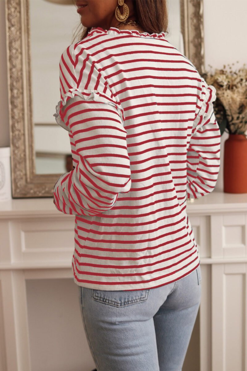 Candy Stripe Long Sleeve Top - Image 2