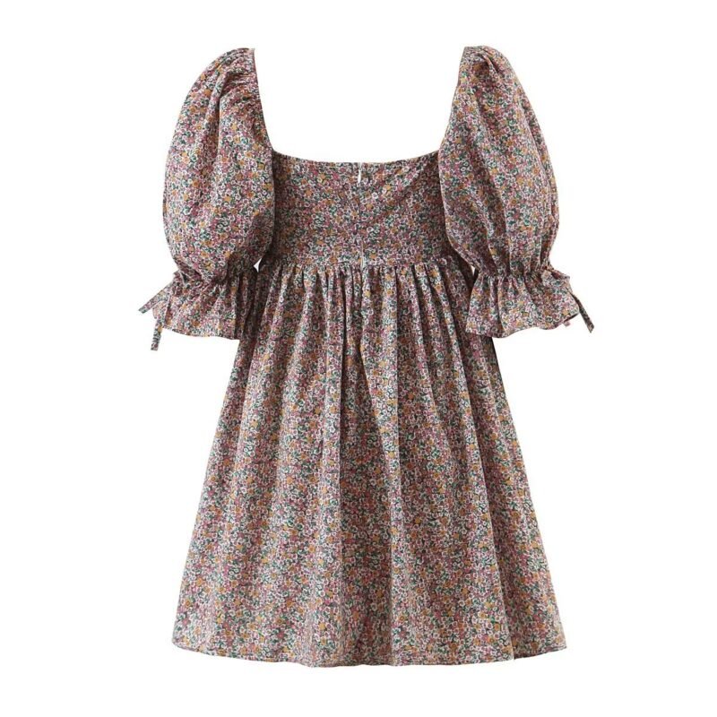 Wonderland Puff Sleeve Dress - Image 3