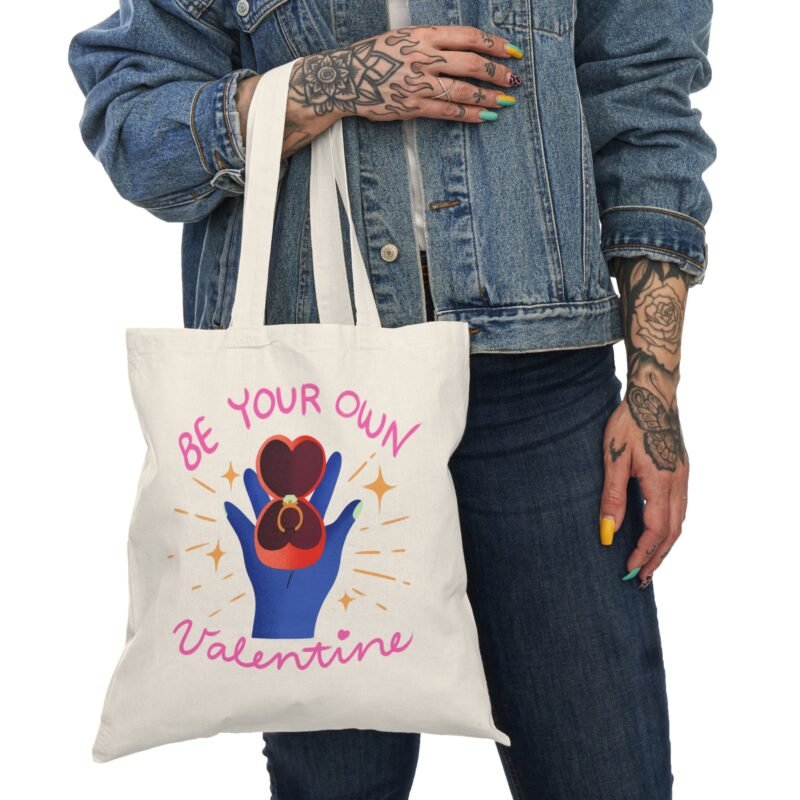 Be Your Own Valentines Tote Bag - Image 3