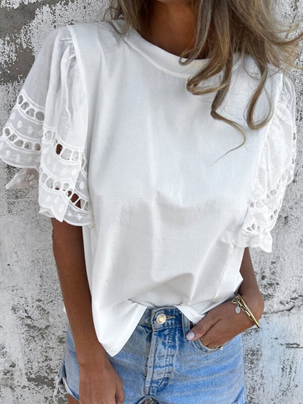 Doilies and Lace Blouse