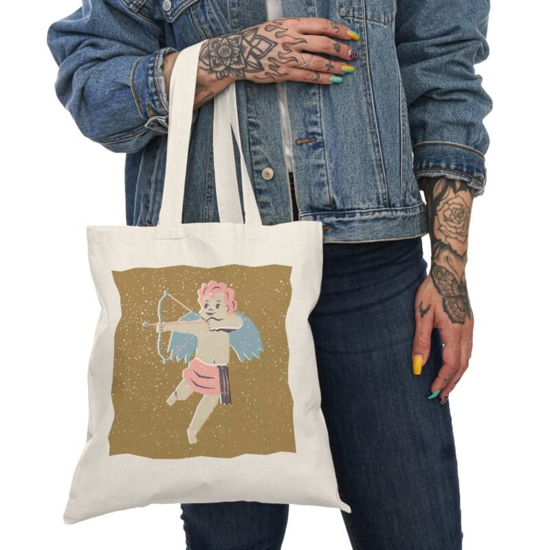 Cutie Cupid Design Tote Bag