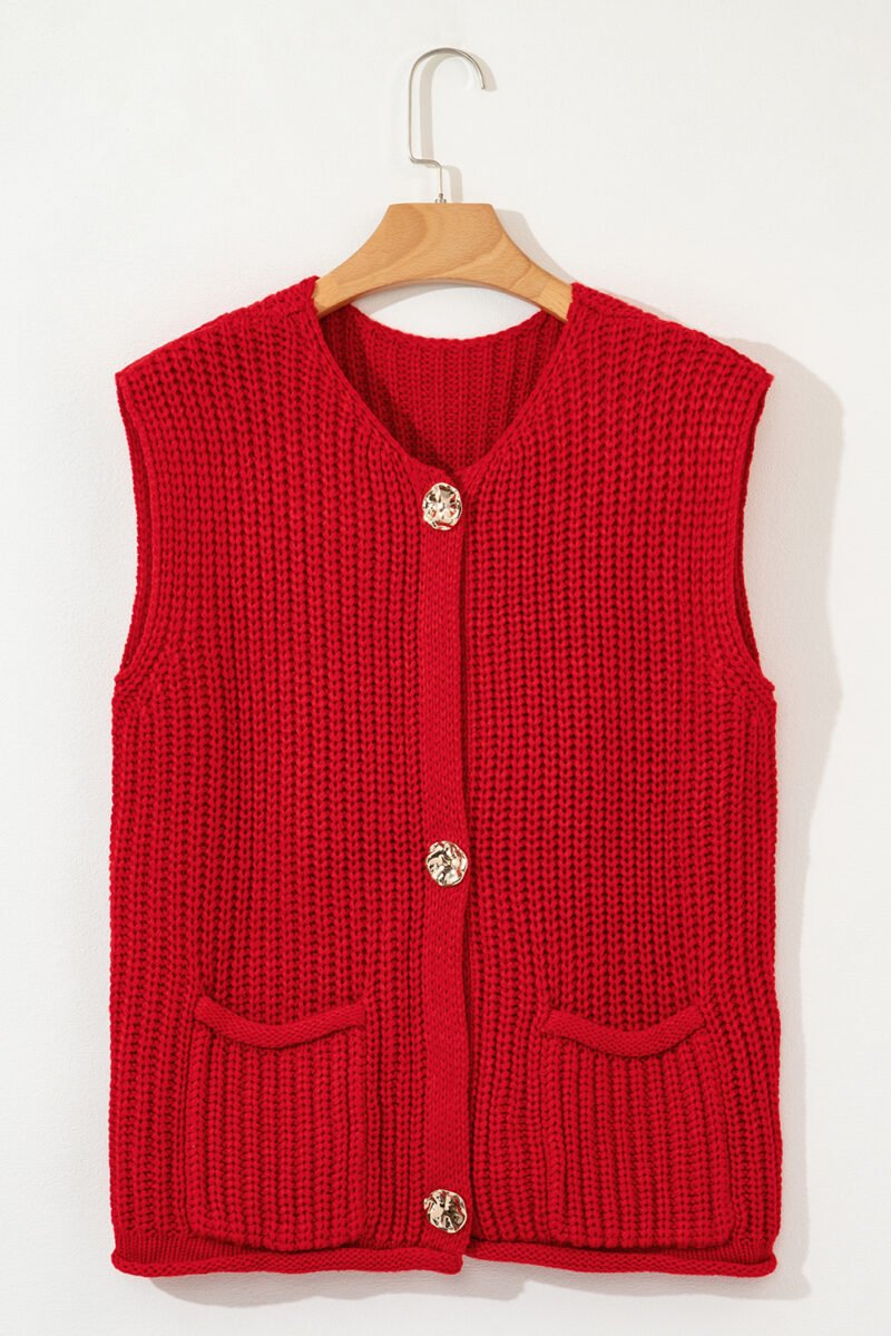 True Love Red Sweater Vest - Image 4
