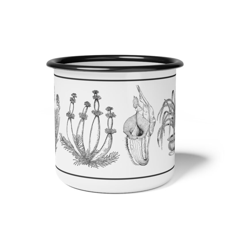 Botanical Enamel Camp Cup - Image 3
