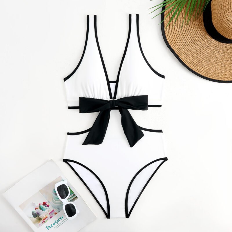 Rose's Bow One Piece Swimsuit - Image 4