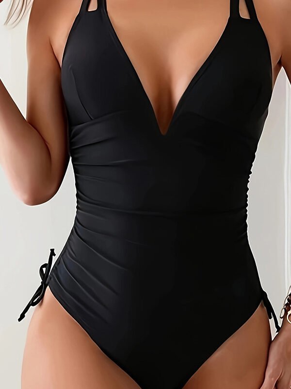 Classic Black One-Piece Swimsuit