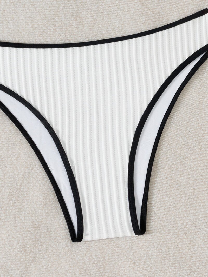 Mishka Black White One-Piece Swimsuit - Image 8