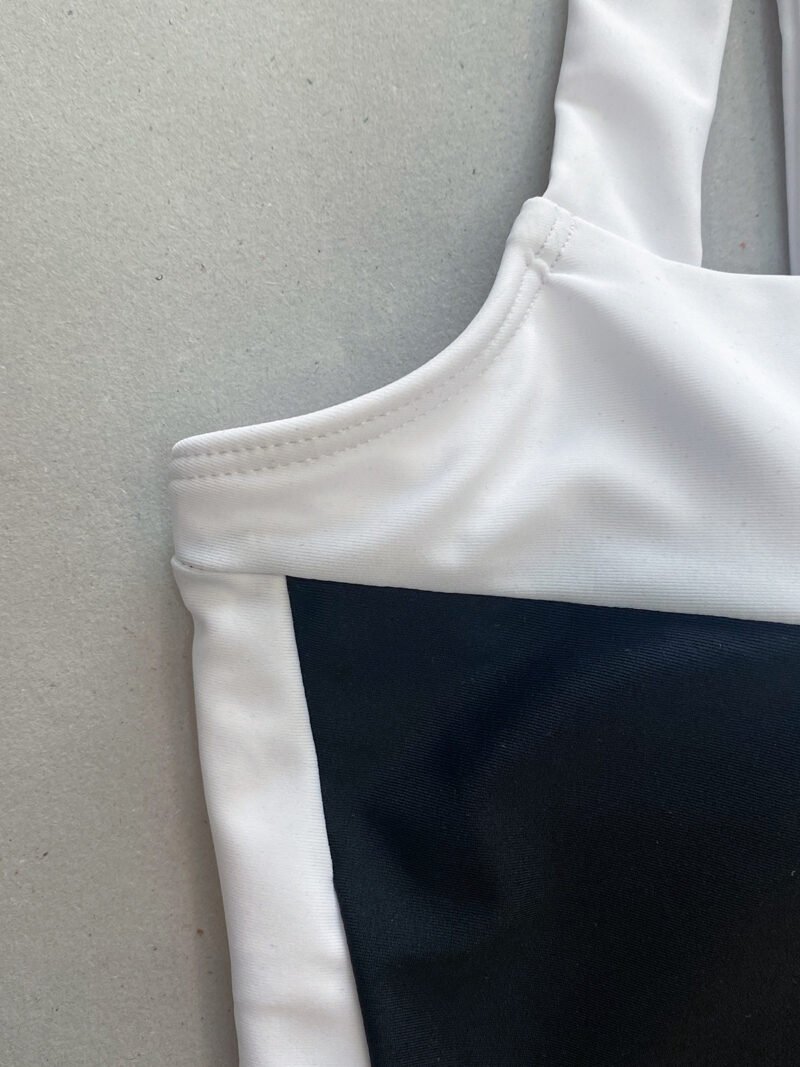 Color Block One Piece Swimsuit - Image 6