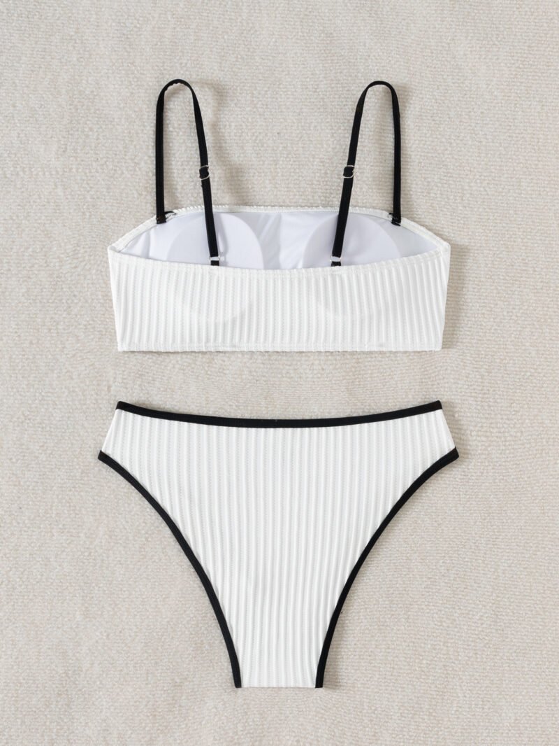 Mishka Black White One-Piece Swimsuit - Image 6