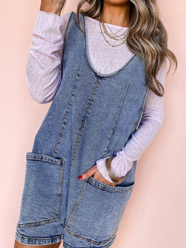 Boot Scootin' Denim Romper