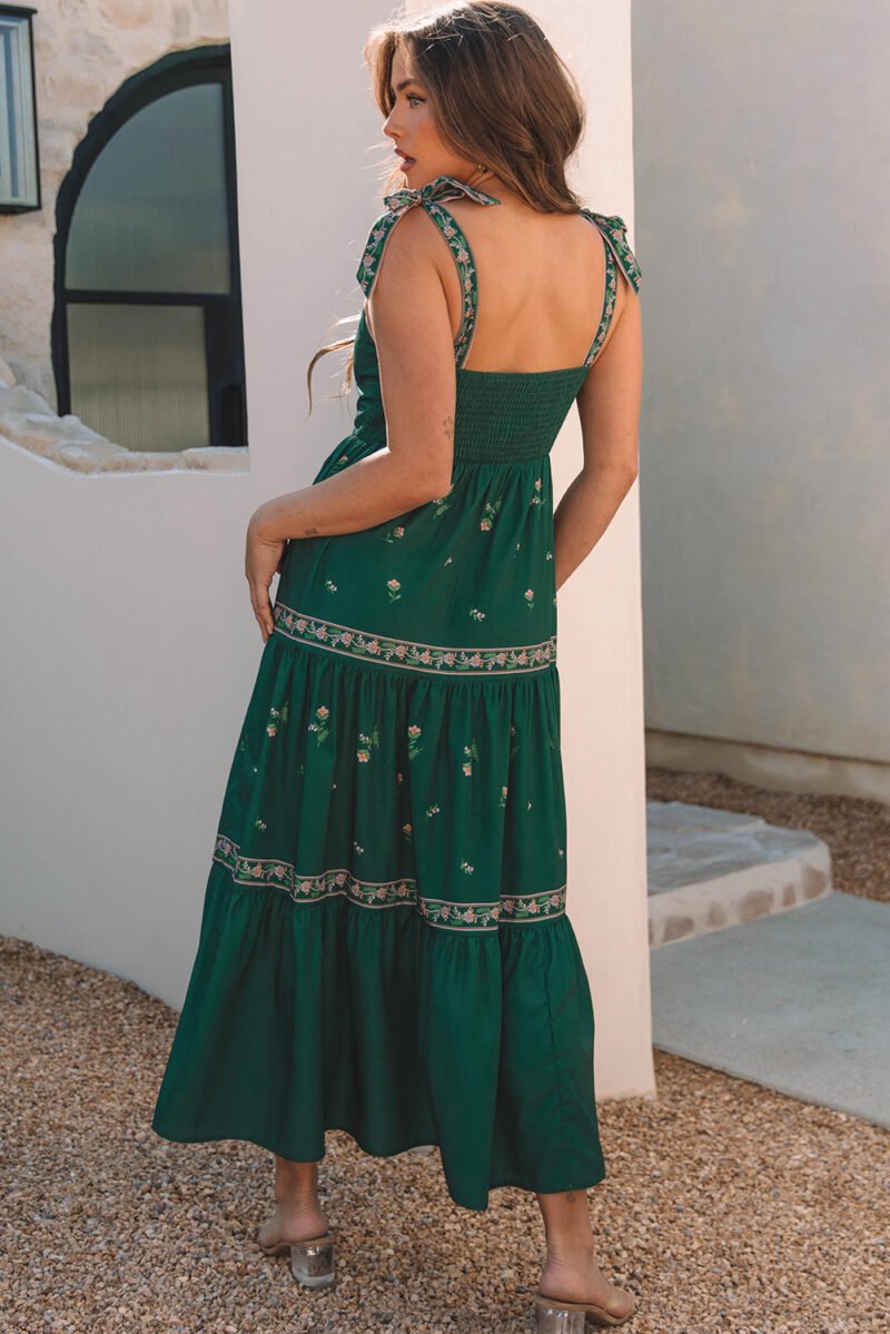 Gunny Sack Style Tiered Maxi Dress - Image 12
