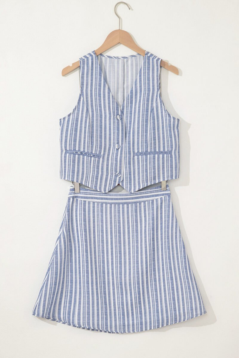Hey Sailor Waistcoat Mini Skirt Set - Image 3