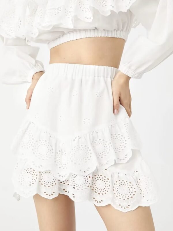 Soft Petals Mini Skirt