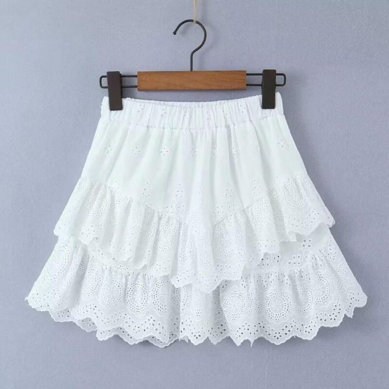 Soft Petals Mini Skirt - Image 2